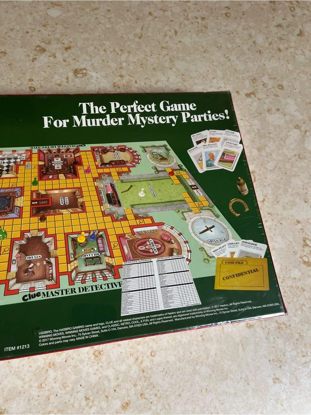 Master Detective Board Game - Red
